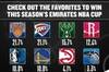 NBA杯夺冠概率：尼克斯雷霆前二 火箭第4 独行侠勇士并列第5